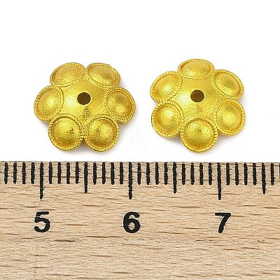 Brass Bead Caps KK-F891-16G-1