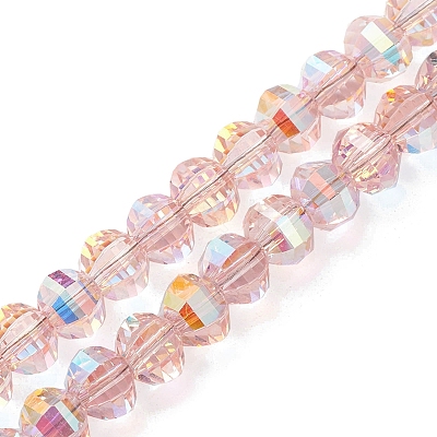 Electroplate Glass Beads Strands EGLA-K015-11A-1