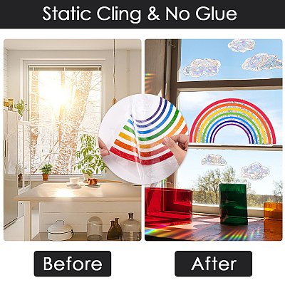 Waterproof PVC Window Stickers DIY-WH20053-13E-1