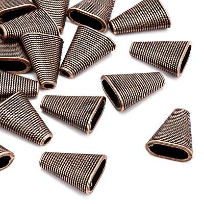 Tibetan Style Bead Cones TIBEB-00957-R-NR-1