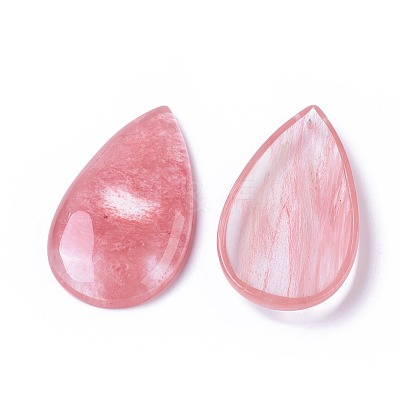 Synthetic Watermelon Stone Glass Big Pendants and Pendants G-K298-03-1