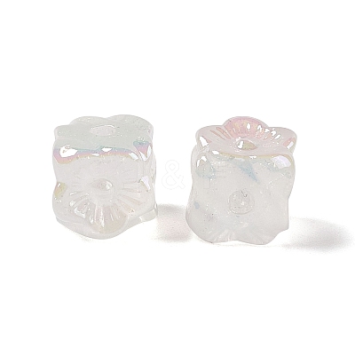 Opaque Acrylic Beads OACR-E004-22-1