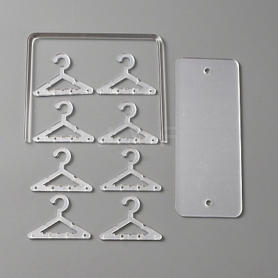 Acrylic Earring Display Stands EDIS-WH0012-24A-1
