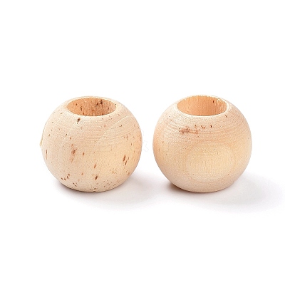 (Defective Closeout Sale)Wooden Beads WOOD-XCP0001-21-1