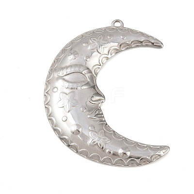 304 Stainless Steel Pendants STAS-P429-01B-A-02-1