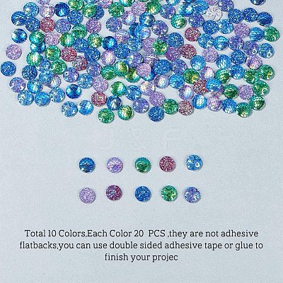 Resin Cabochons CRES-PH0003-17-1
