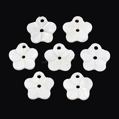 Natural Freshwater Shell Buttons SHEL-N038-11-1