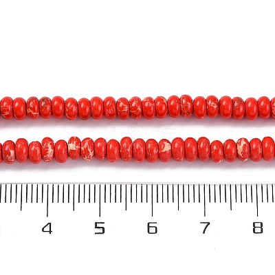 Synthetic Imperial Jasper Dyed Beads Strands G-K343-C39-03-1