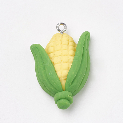 Handmade Polymer Clay Pendants CLAY-T012-12-1