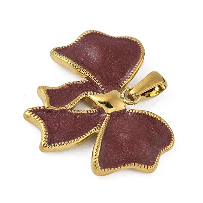 304 Stainless Steel Enamel Pendants STAS-P408-17C-G-1
