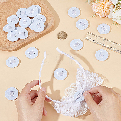 20Pcs Felt Hair Band Pads DIY-BC0015-58B-1