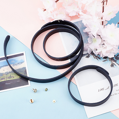 Imitation Leather Bag Handles FIND-WH0056-68-1