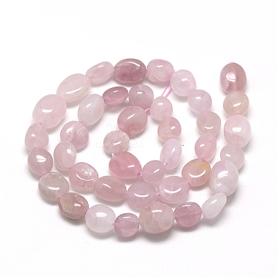 Natural Madagascar Rose Quartz Beads Strands X-G-R445-8x10-13-1