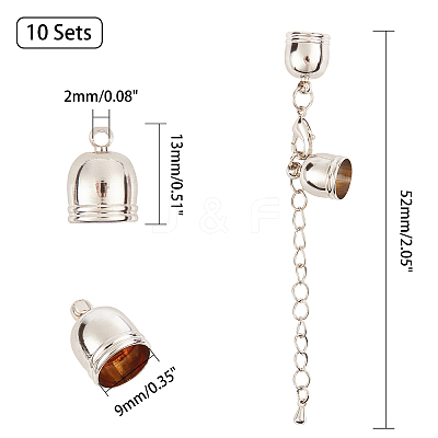 Brass Chain Extender KK-AR0001-14P-NF-1