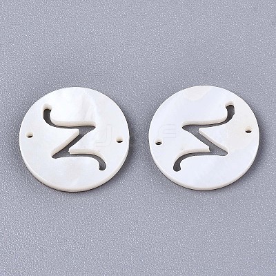 Natural Freshwater Shell Links Connectors SHEL-S276-120Z-1