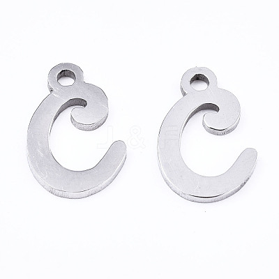Non-Tarnish 201 Stainless Steel Charms X-STAS-T044-217P-C-1