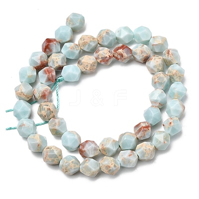 Synthetic Shoushan Stone Beads Strands G-Z119-A01-02B-1