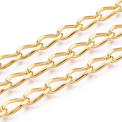 Brass Curb Chains CHC-T018-50G-1