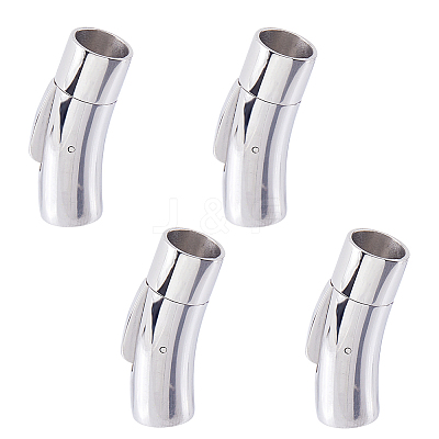 304 Stainless Steel Bayonet Clasps STAS-FH0002-36A-1