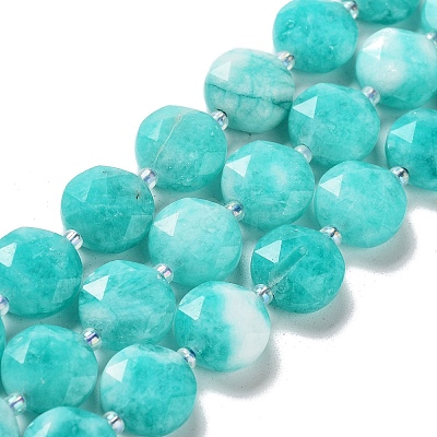 Natural White Jade Dyed Beads Strands G-NH0004-014-1