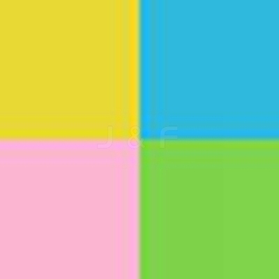 200Pcs 5 Styles Opaque Acrylic Pendants MACR-YW0002-60-1