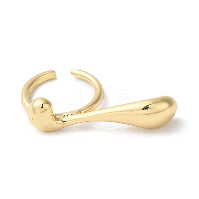 Alloy Open Cuff Rings for Women RJEW-S412-04G-05-1