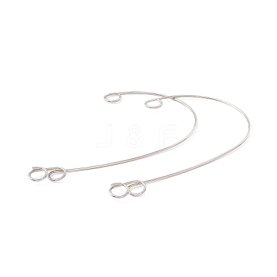 Tarnish Resistant 316 Stainless Steel Ear Cuff Findings X-STAS-H148-03P-1