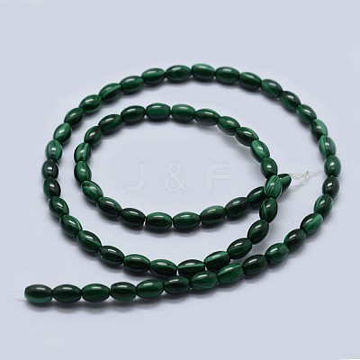 Natural Malachite Beads Strands G-F571-21-B-1