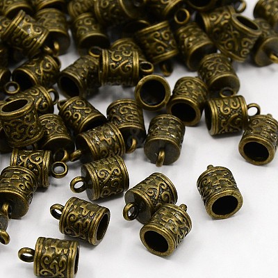 Tibetan Style Cord Ends TIBEP-LF10887YKG-AB-FF-1