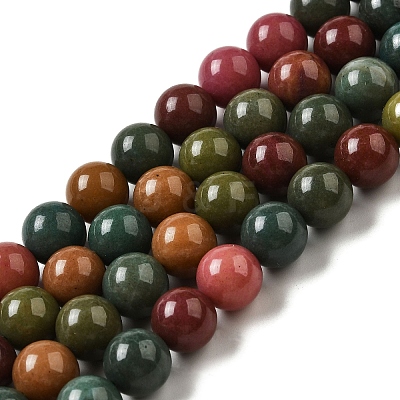 Dyed Natural Malaysia Jade Beads Strands G-G021-02B-15-1