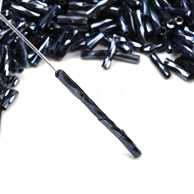 Glass Twist Bugles Seed Beads X-TTSDB6MM706-1