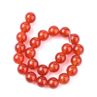 Natural Carnelian Beads Strands G-C076-6mm-2A-1