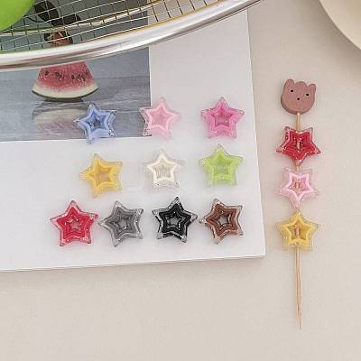 Transparent Acrylic Beads OACR-N138-43-1