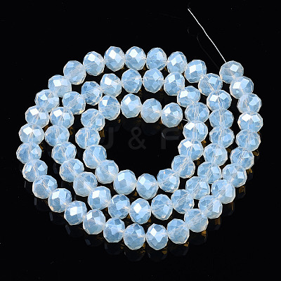 Electroplate Glass Beads Strands EGLA-A034-J3mm-A04-1