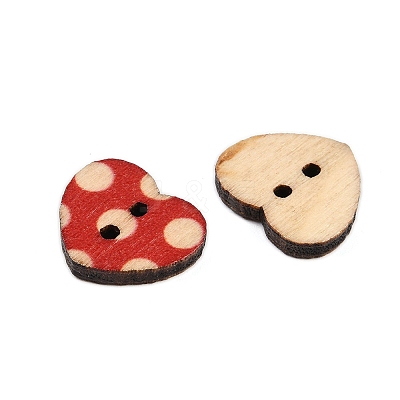 Wooden Buttons BUTT-K005-13x15mm-1