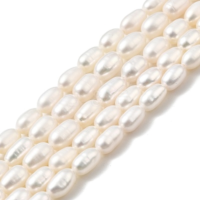 Natural Cultured Freshwater Pearl Beads Strands PEAR-I007-01P-05-1