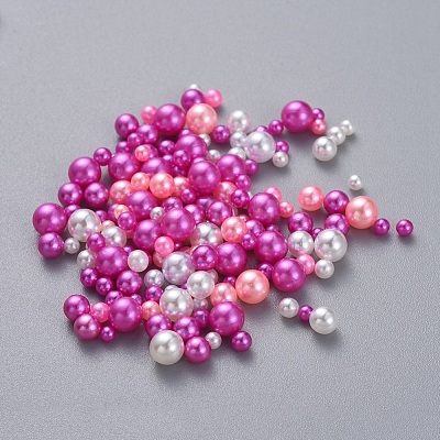 ABS Plastic Imitation Pearl KY-I005-01E-1