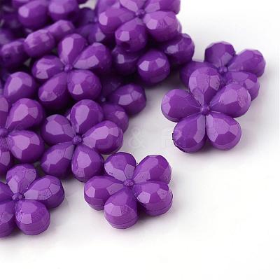 Opaque Acrylic Beads SACR-Q128-05-1