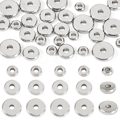30Pcs 3 Styles Brass Spacer Beads KK-TADJ0001-09A-1