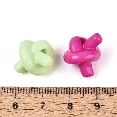 Opaque Acrylic Beads SACR-T035-07M-1