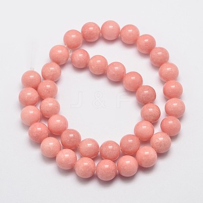 Natural Malaysia Jade Beads Strands G-A146-10mm-B08-1