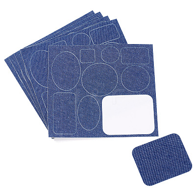 5 Sheets Denim Self-adhesive Patches PATC-TA0001-61D-1