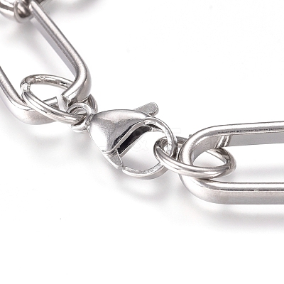 Tarnish Resistant 304 Stainless Steel Chain Bracelets BJEW-L661-06P-1