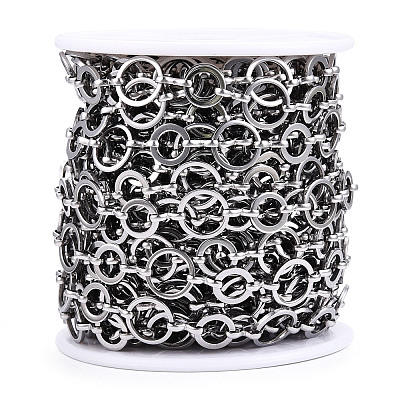 Tarnish Resistant 661 Stainless Steel Mother-son Chains X-CHS-T005-03P-1