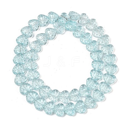 Transparent Glass Beads Strands GLAA-H038-01G-1