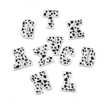 52Pcs 26 Styles PVC Plastic Cabochons FIND-CJ0002-58-1