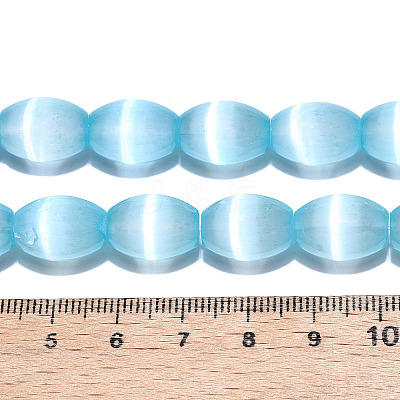 Dyed Natural Selenite Beads Strands G-T138-232C-1