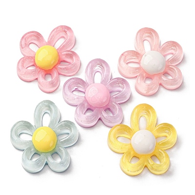 Opaque & Transparent Resin Cabochons CRES-Q012-04E-1