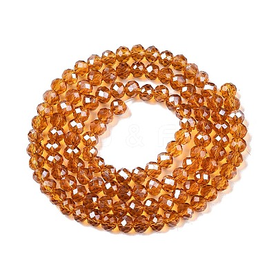 Electroplate Glass Beads Strands EGLA-A044-T4mm-A04-1