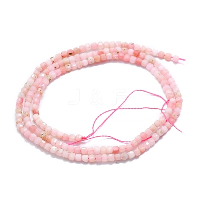 Natural Pink Opal Beads Strands G-P457-B01-29-1